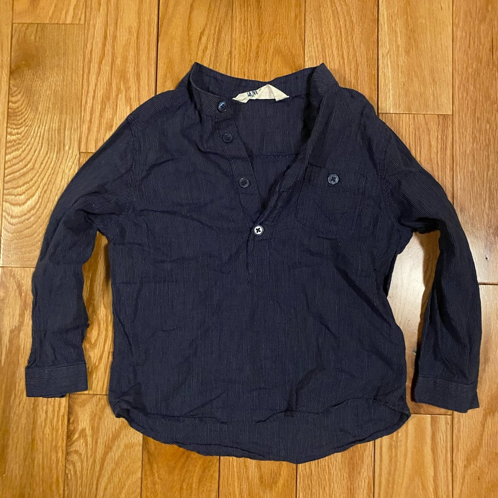 Cotton pinstripe shirt